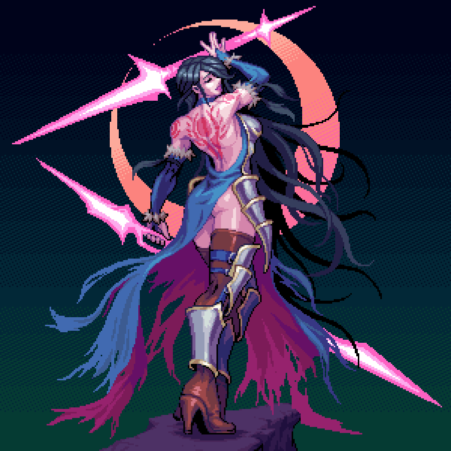 Shanoa pixel art